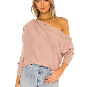All Saints Ellie Eyelet Top - Pink - Small